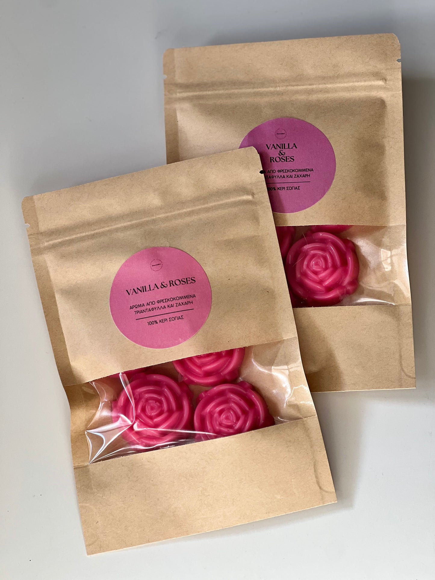 Rose wax melts