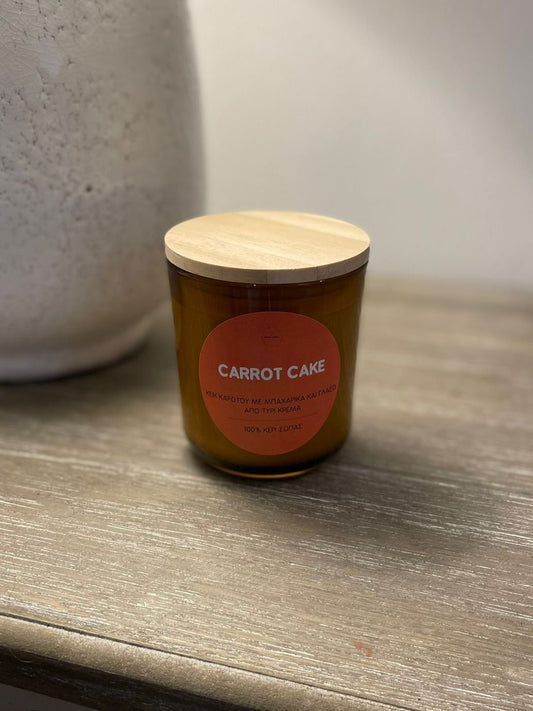 Carrot cake candle