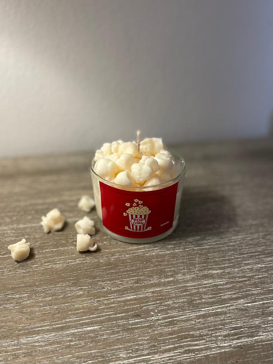 Pop corn candle