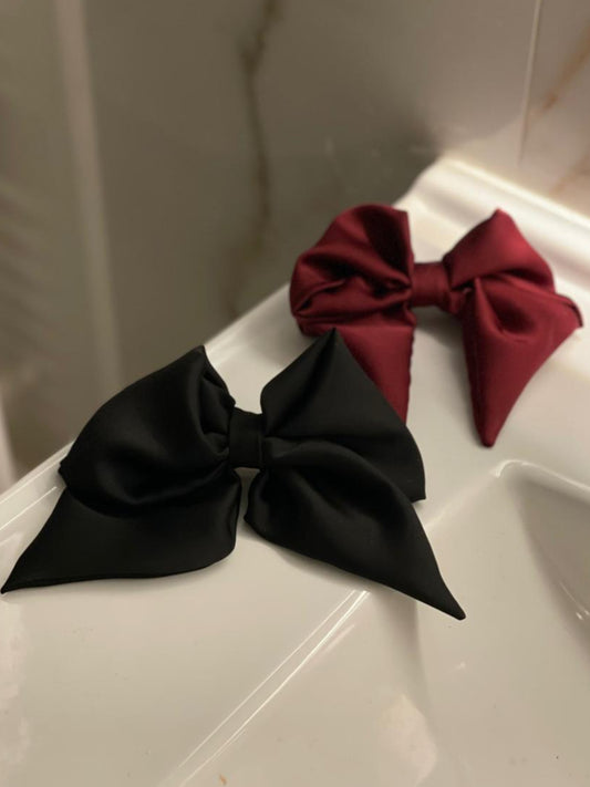 Hair clip Black bow